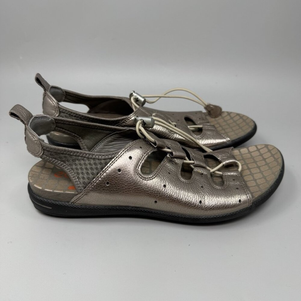 Ecco Jab Toggle Metallic Draw String Gladiator Sp… - image 1